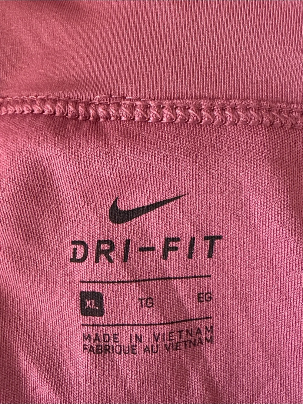 Nike‎ Dri Fit Just Do It Women's Rose Pink Athletic Shorts Woman’s Size XL